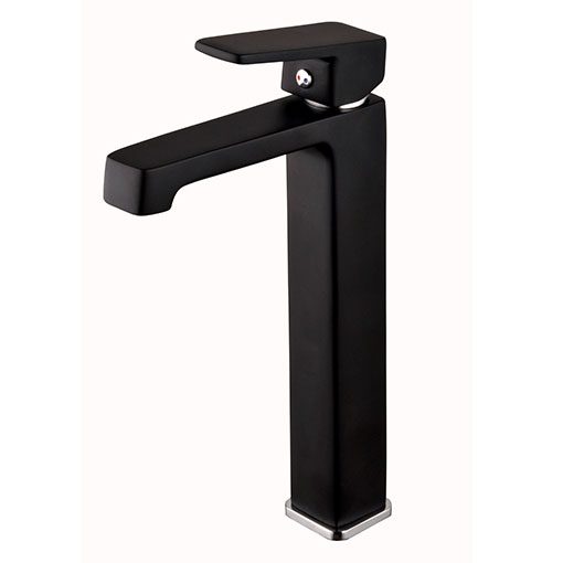Bathroom Taps H2flo Black Matt Studio Tall Basin Mixer Black Matt Studio Tall Basin Mixer