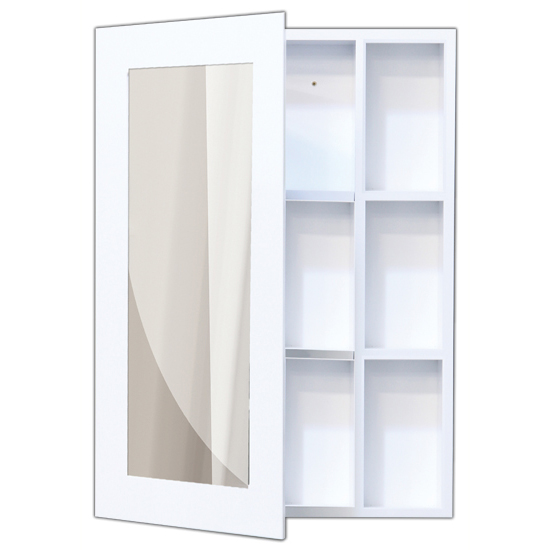 Tricom Mirror Cabinet – White